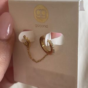 Shimmer Double Huggie Earring by Gorjana